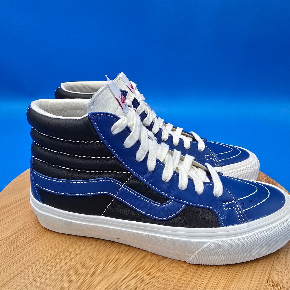 Vans Vault Sk8 Hi Zip Leather Suede‎ High Top Sneakers Men's 5 Women's 6.5 NEW